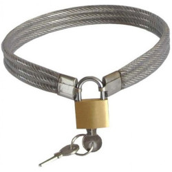 Generique Collier en métal Slave Lock avec Cadeans